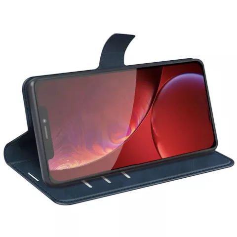 Just in Case TPU Wallet Case &Eacute;tui magn&eacute;tique compatible avec iPhone 13 Pro - bleu