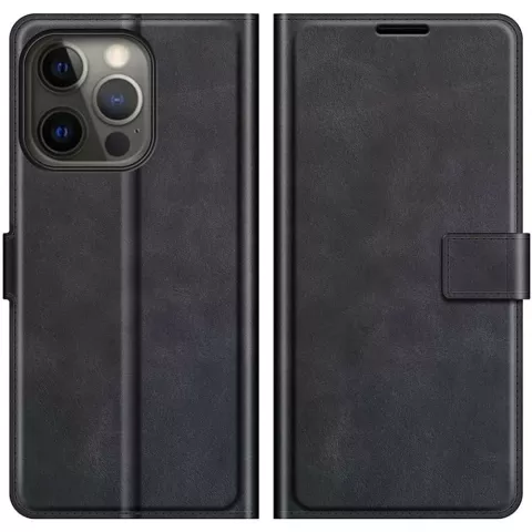 Just in Case TPU Wallet Case &Eacute;tui magn&eacute;tique compatible avec iPhone 13 Pro Max - noir