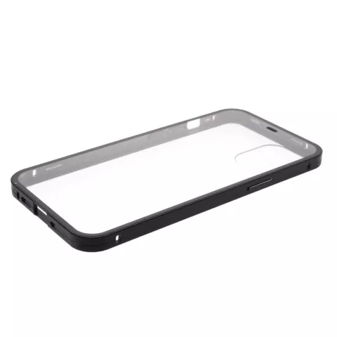 Just in Case Coque magn&eacute;tique en verre tremp&eacute; compatible avec iPhone 13 Pro Max