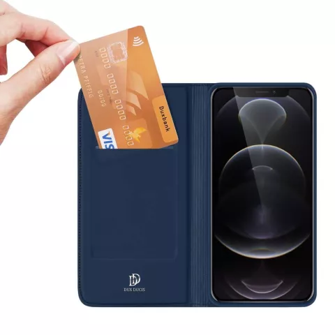 &Eacute;tui DUX DUCIS Wallet Case Slimline pour iPhone 13 Pro - bleu