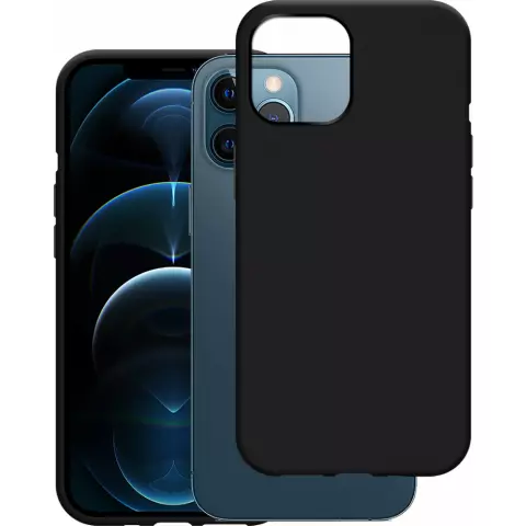 Coque souple en TPU Just in Case pour iPhone 12 Pro Max - noire