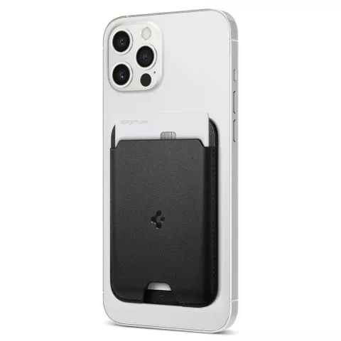 Spigen Valentinus MagFit Porte-Cartes pour 2 Cartes - Noir