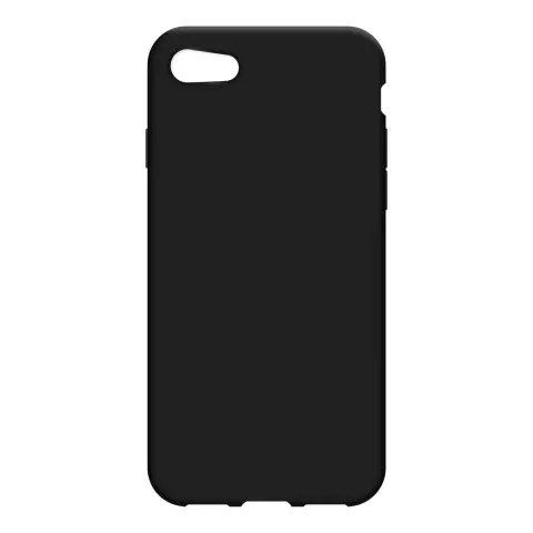Just in Case Soft TPU Case compatible avec iPhone SE 2020 et iPhone SE 2022 - noir