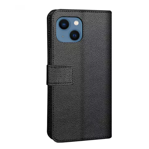 &Eacute;tui portefeuille Just in Case compatible avec iPhone 14 Plus - noir