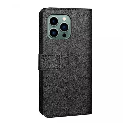 &Eacute;tui portefeuille Just in Case compatible avec iPhone 14 Pro Max - noir