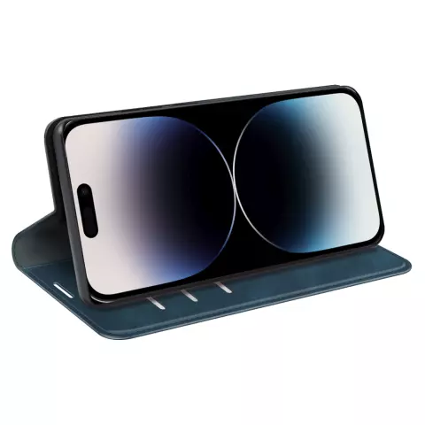 Just in Case Wallet Case Coque magn&eacute;tique pour iPhone 14 Pro - bleu
