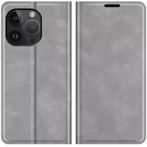 Just in Case Wallet Case Coque magn&eacute;tique pour iPhone 14 Pro - gris