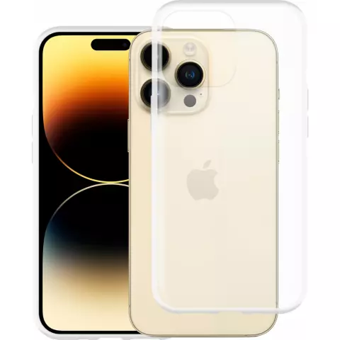 Just in Case Soft TPU Case compatible avec iPhone 14 Pro Max - transparent
