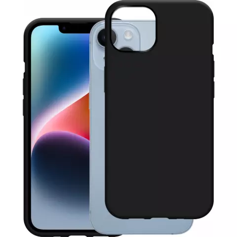 Just in Case Soft TPU Case compatible avec iPhone 14 - noir