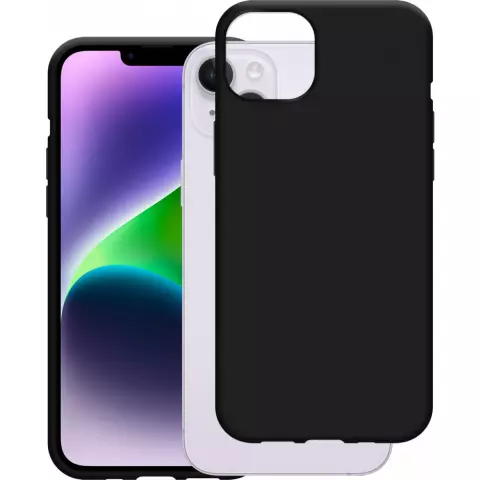 Coque en TPU souple Just in Case pour iPhone 14 Plus - noir