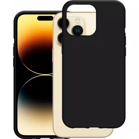 Just in Case Soft TPU Case compatible avec iPhone 14 Pro Max - noir