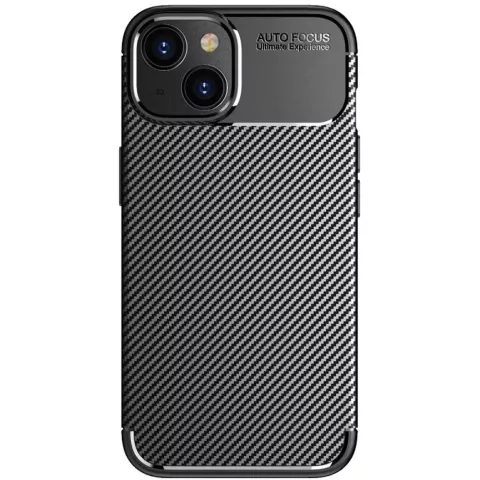 Just in Case Coque en TPU robuste compatible avec iPhone 14 Plus - noir