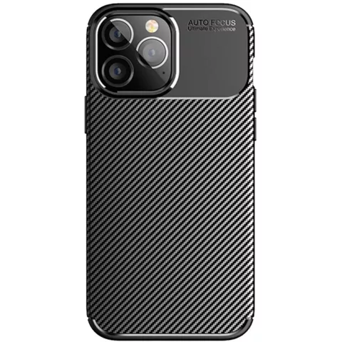 Just in Case Coque en TPU robuste compatible avec iPhone 14 Pro Max - noir