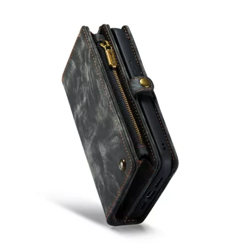 &Eacute;tui portefeuille Caseme Vintage pour iPhone 14 - noir