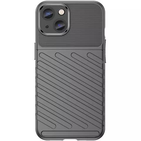 Just in Case TPU Grip Case compatible avec iPhone 14 - noir