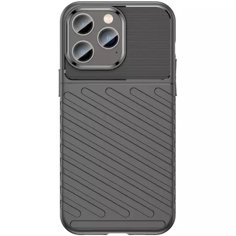 Coque Just in Case TPU Grip pour iPhone 14 Pro - noir