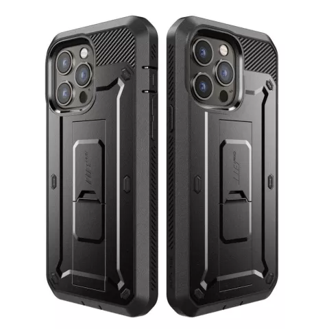 Supcase Unicorn Beetle Belt Clip &eacute;tui compatible avec iPhone 14 Pro - noir