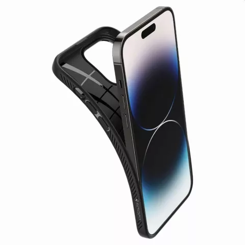 Coque Spigen Liquid Air Case compatible avec iPhone 14 Pro - noir