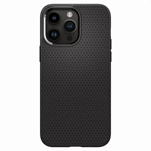 Coque Spigen Liquid Air Case compatible avec iPhone 14 Pro - noir