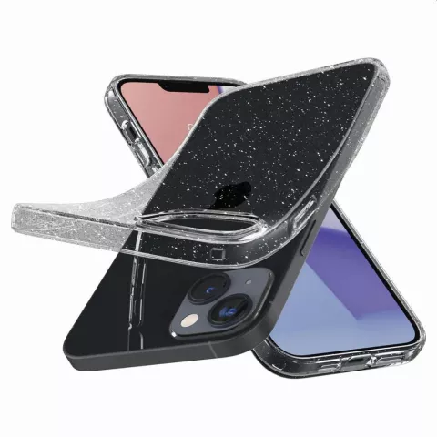 Coque iPhone 14 Plus Spigen Liquid Crystal Glitter - transparente