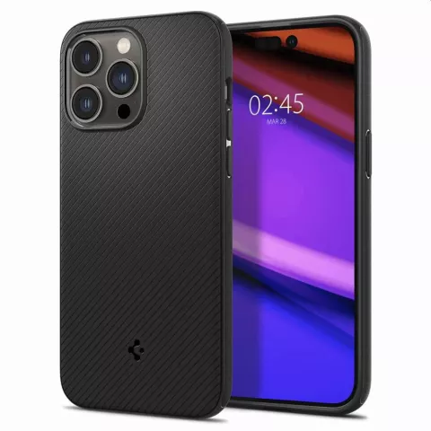 Coque Spigen Mag Armor Case compatible avec iPhone 14 Pro - noir Magfit