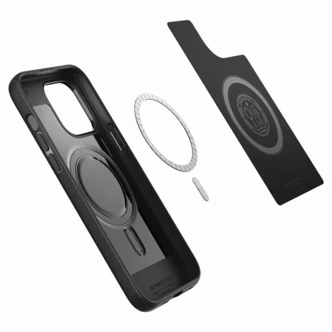 Coque Spigen Mag Armor Case compatible avec iPhone 14 Pro Max - noir Magfit