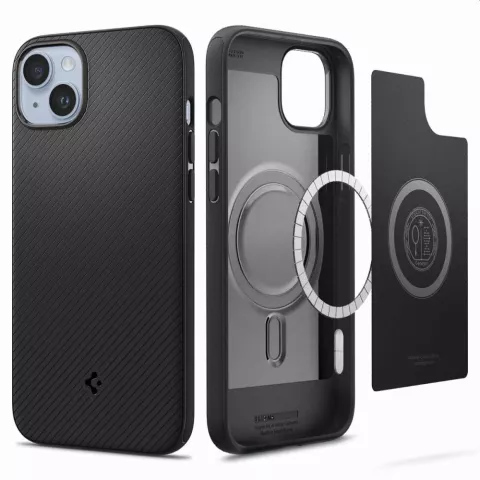 Coque Spigen Mag Armor Case compatible avec iPhone 14 Plus - noir Magfit