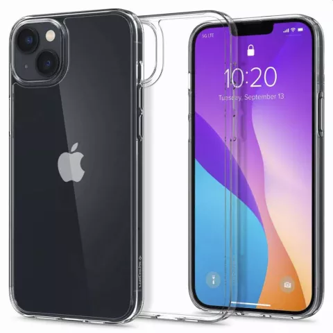Spigen Air Skin Hybrid Case compatible avec iPhone 14 Plus - Cristal transparent