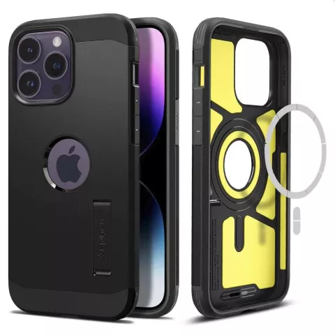 Coque Spigen Tough Armor Mag Case compatible avec iPhone 14 Pro - noir