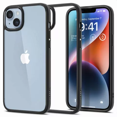 Spigen Ultra Hybrid Case compatible avec iPhone 14 Plus - noir mat