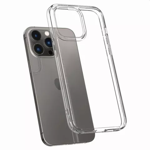 Spigen Ultra Hybrid Case compatible avec iPhone 14 Pro - Cristal transparent
