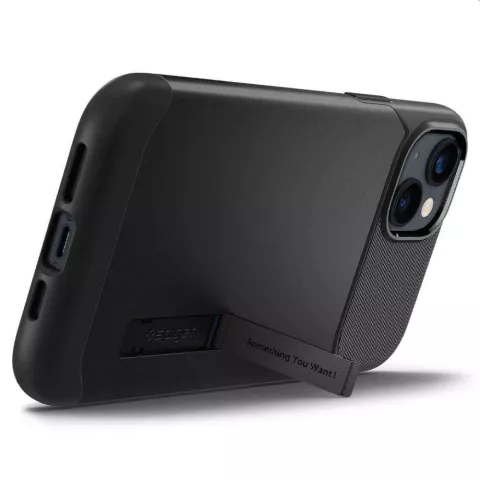 Coque Spigen Slim Armor Case pour iPhone 14 Plus - noire