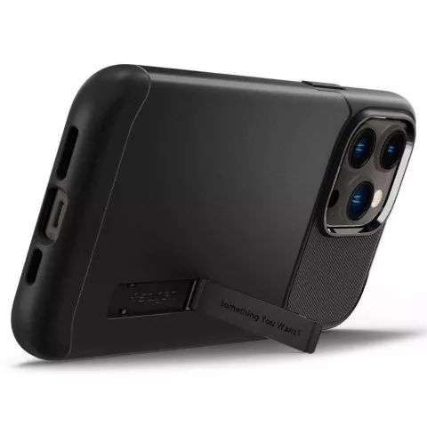 Coque Spigen Slim Armor Case compatible avec iPhone 14 Pro Max - noir