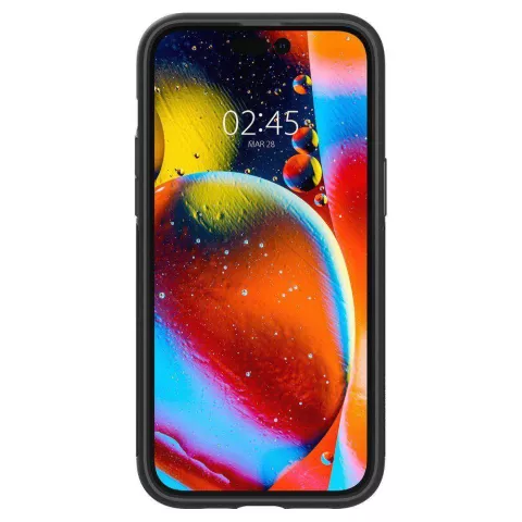 Coque Spigen Slim Armor Case compatible avec iPhone 14 Pro Max - noir