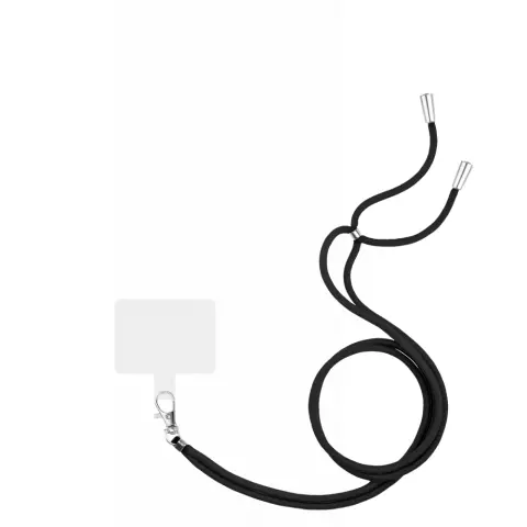 Just in Case &Eacute;tui souple en TPU avec cordon compatible avec iPhone 7, 8, SE 2020 et SE 2022 - noir