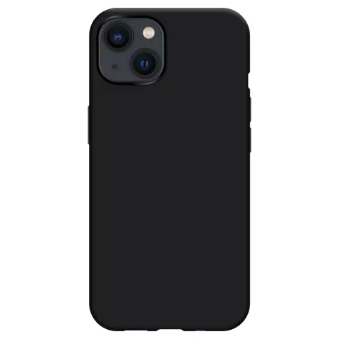 Just in Case Coque en TPU Souple avec Cordon compatible avec iPhone 13 - Noir