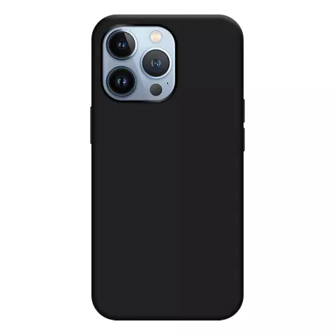 Just in Case Coque en TPU Souple avec Cordon compatible avec iPhone 13 Pro - Noir