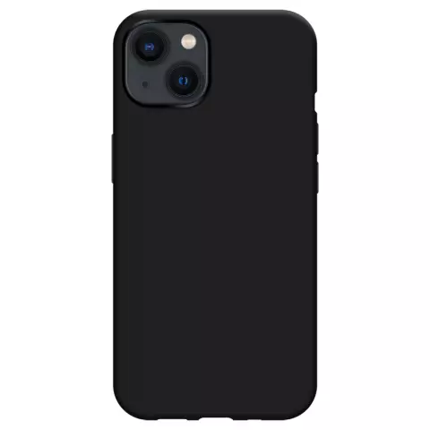 Just in Case Coque en TPU Souple avec Cordon compatible avec iPhone 14 - Noir
