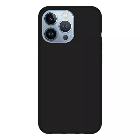 Just in Case Coque en TPU Souple avec Cordon compatible avec iPhone 14 Pro - Noir