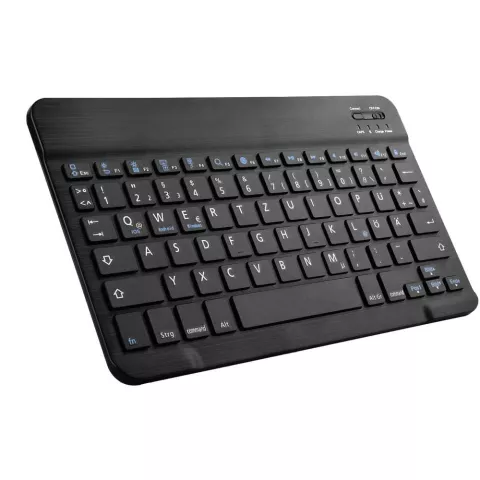 Just in Case Premium QWERTZ &Eacute;tui avec clavier Bluetooth compatible avec iPad 10,2&quot; - Noir