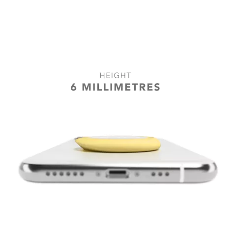 Vonm&auml;hlen Backflip Phone Grip Support et support Signature Handy Griff - Jaune