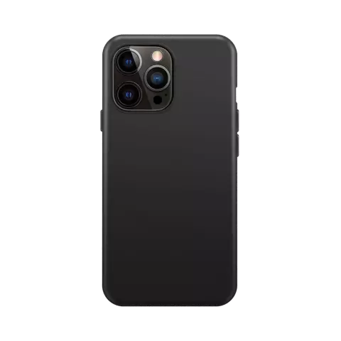 Xqisit NP Coque en silicone Anti Bac pour iPhone 14 Pro - noir