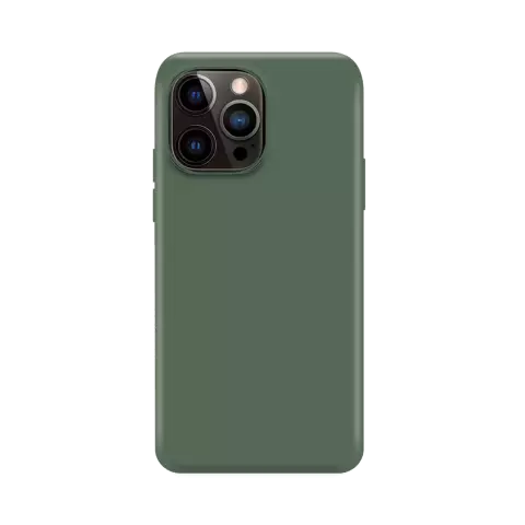 Xqisit NP Coque en silicone Anti Bac compatible avec iPhone 14 Pro - vert