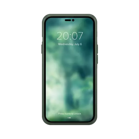 Xqisit NP Coque en silicone Anti Bac compatible avec iPhone 14 Pro - vert