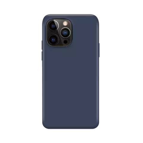 Xqisit NP Silicone case Anti Bac case pour iPhone 14 Pro - bleu