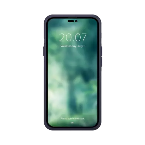 Xqisit NP Coque en silicone Anti Bac compatible avec iPhone 14 Pro - Bleu