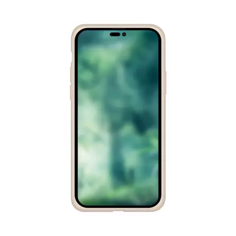 Xqisit NP Coque en silicone Anti Bac compatible avec iPhone 14 Pro - sable