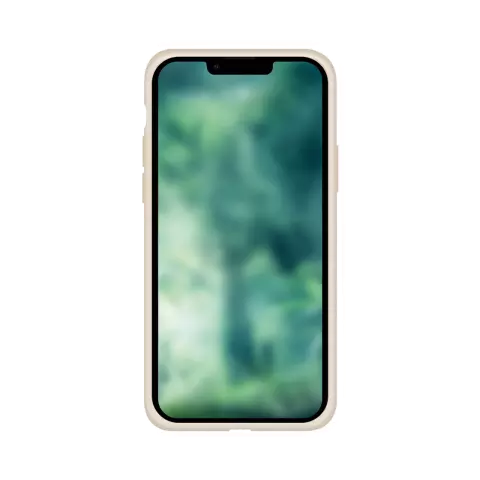 Xqisit NP Coque en silicone Anti Bac compatible avec iPhone 14 Plus - sable
