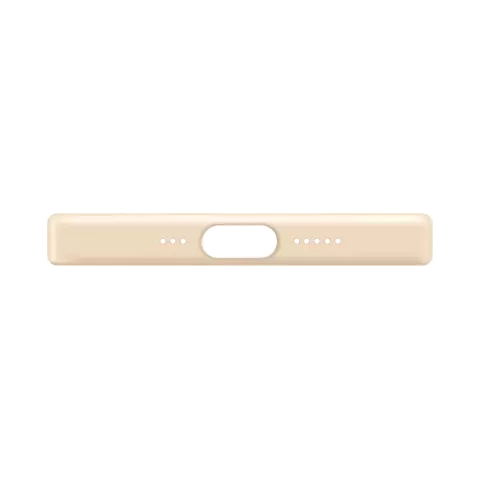 Xqisit NP Coque en silicone Anti Bac compatible avec iPhone 14 Plus - sable