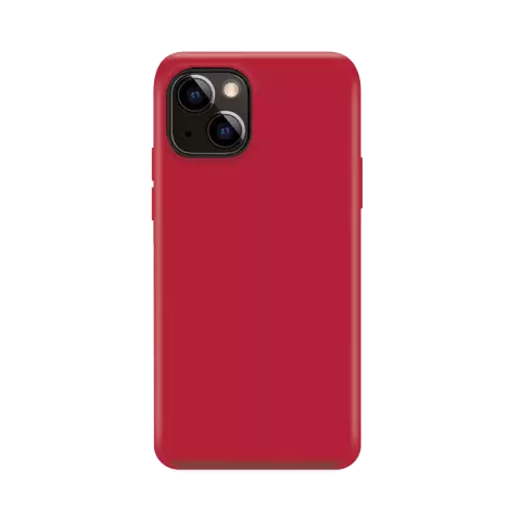 Xqisit NP Coque en silicone Anti Bac compatible avec iPhone 14 - rouge